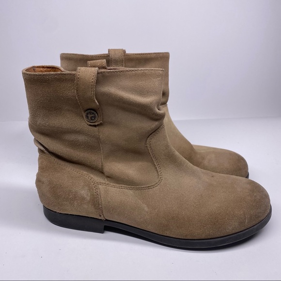 Birkenstock Sarnia Waxed Suede Tan 